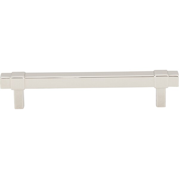 128 Mm Center-to-Center Polished Nickel Square Zane Cabinet Pull